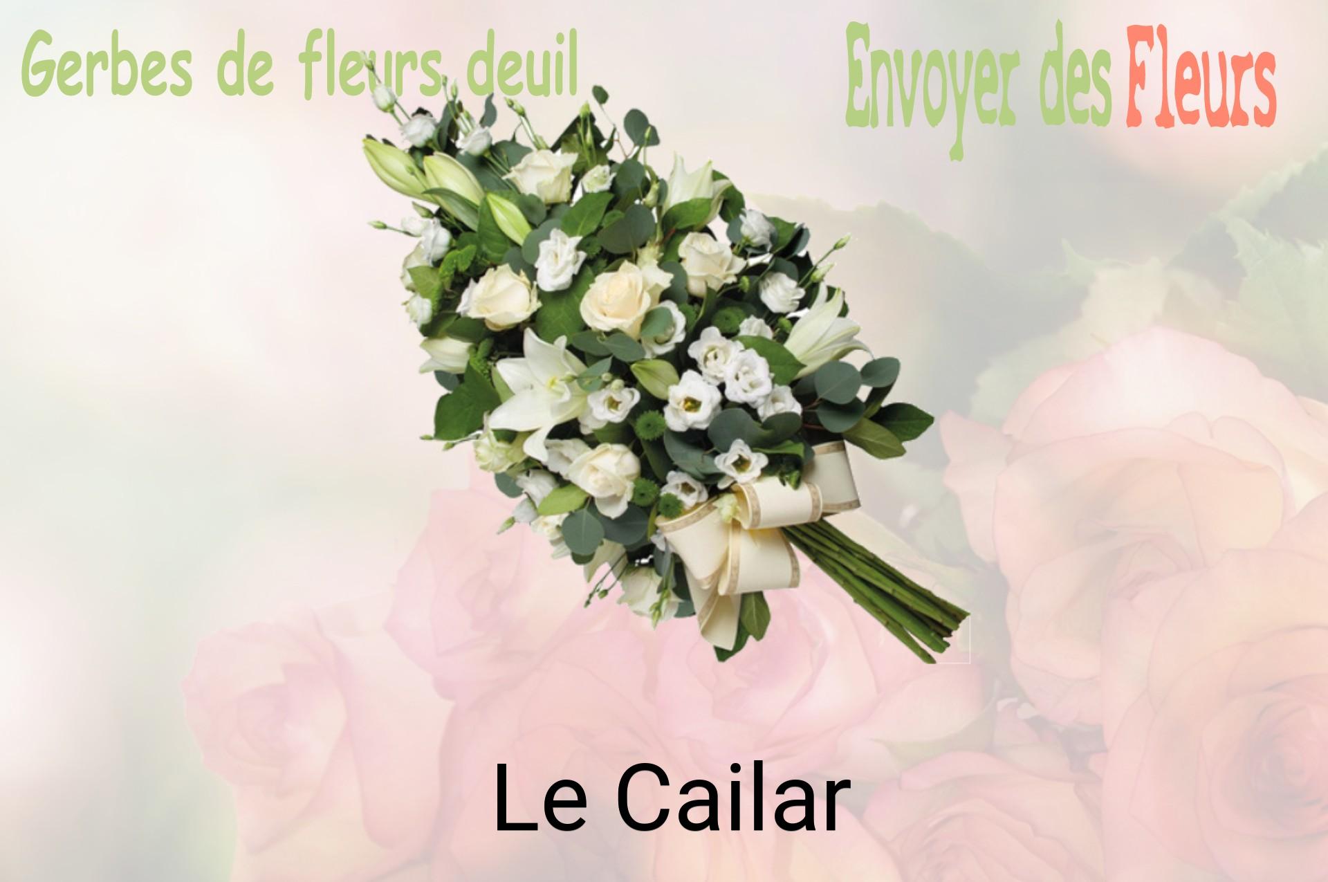 Gerbe de fleurs de deuil livrée à Le Cailar